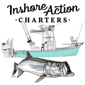 Full InshoreAction Fishing Charters Logo.